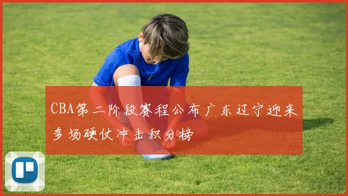 CBA第二阶段赛程公布广东辽宁迎来多场硬仗冲击积分榜
